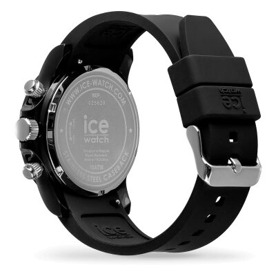 montre ice watch ice bewatch black ocean vue arrière bracelet boucle simple